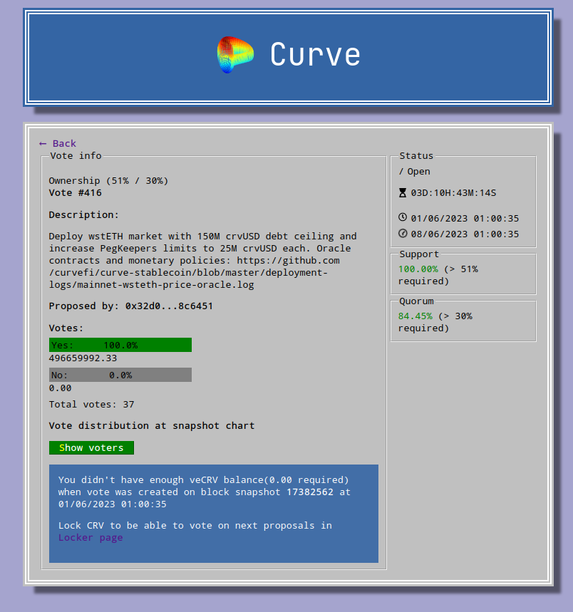 Curve DAO