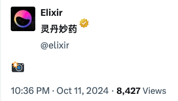 Elixir 暗示或已进行空投快照