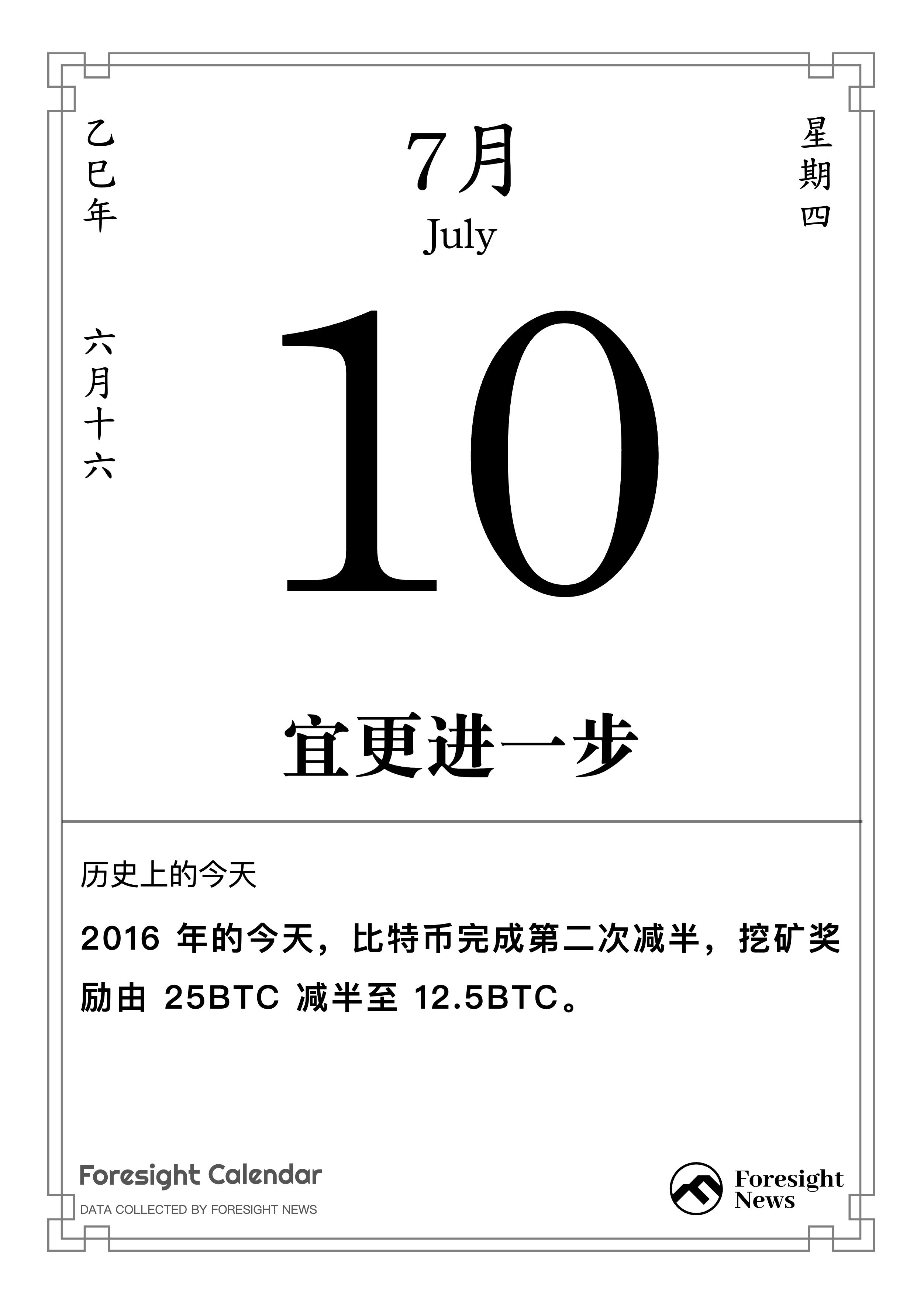 历史上的今天｜7 月 10 日